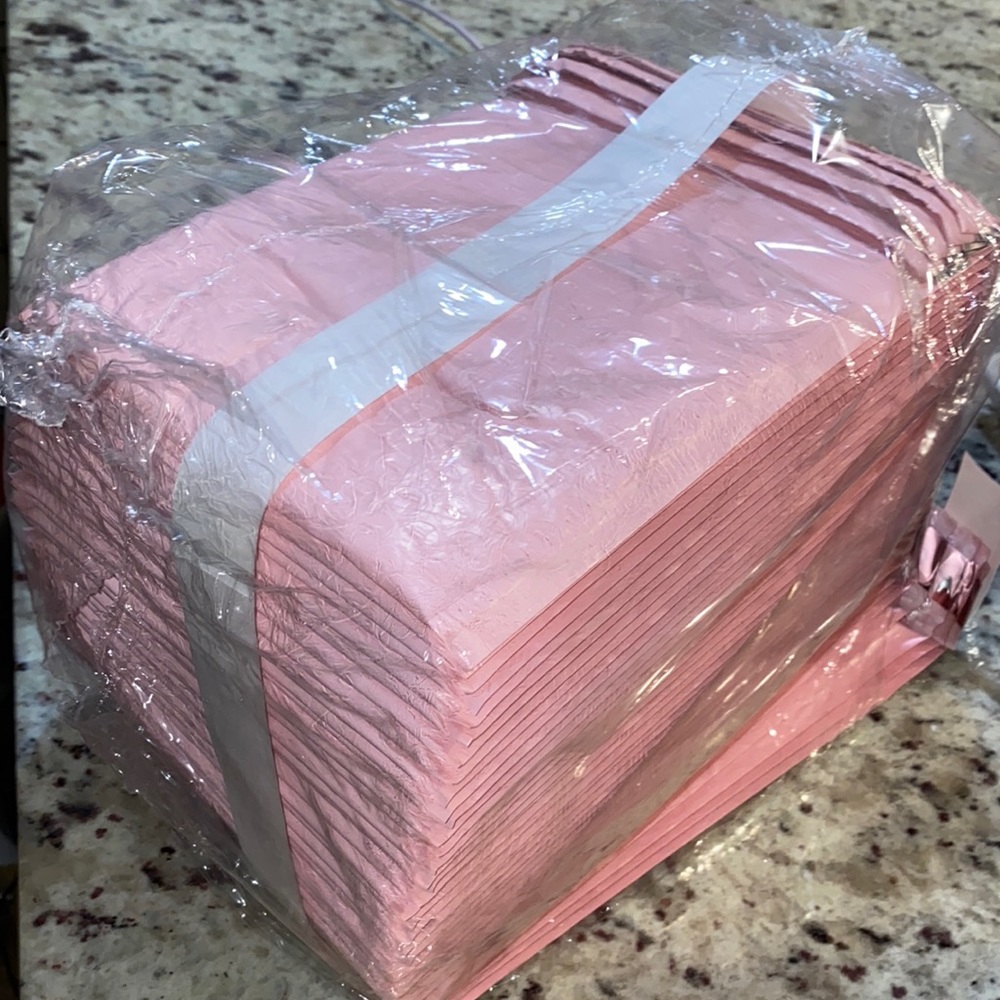 35 Pink Poly Mailers